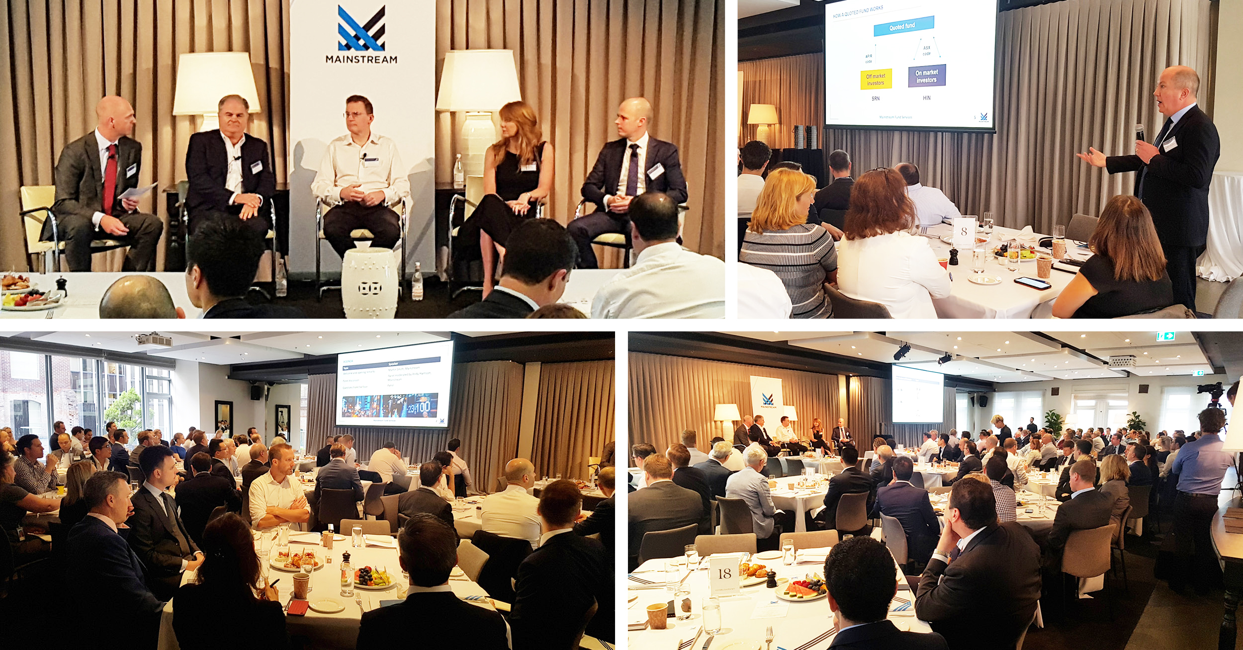 Mainstream Breakfast Session on the Convergence of Listed and Unlisted Funds