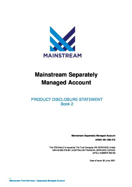 Mainstream SMA PDS - Book 2